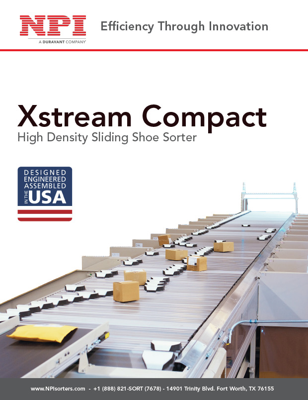 , Xstream Compact Sliding Shoe Sorter