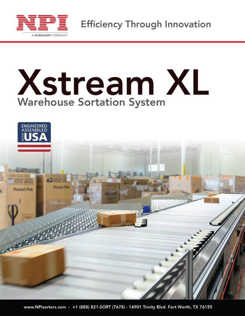 , Xstream XL Warehouse Sortation System